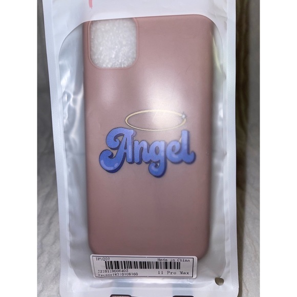 Pink Angel Graphic iPhone 11 Pro Max Case 💜 - Picture 15 of 17